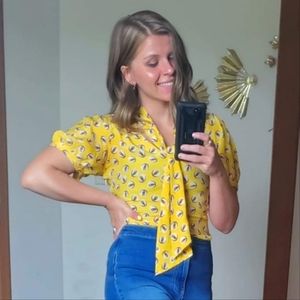 Anthropologie silk blouse